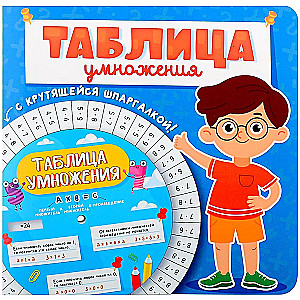 Multiplication Table with a Spinning Cheat Sheet. For Boys
