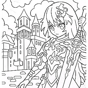 Heroes in the style of Genshin Impact