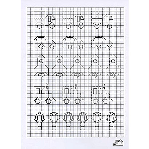 Graphic Dictations for Kindergarten. My City