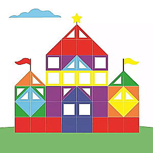 Sticker Mosaic for Toddlers. Level 2. With a Lock