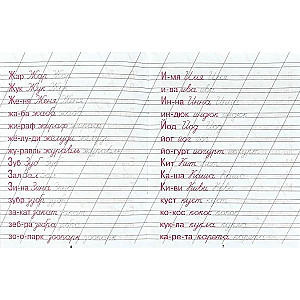 Calligraphic Writing. Writing Words