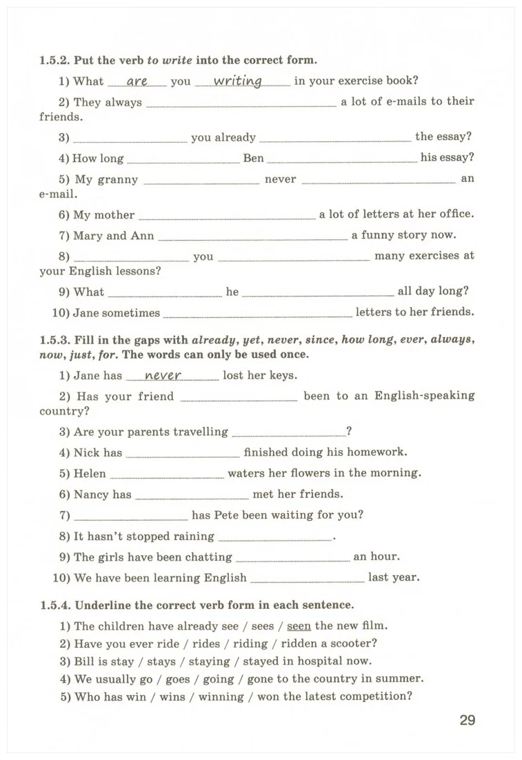 English Language. Grammar. Grade 7. Trainer