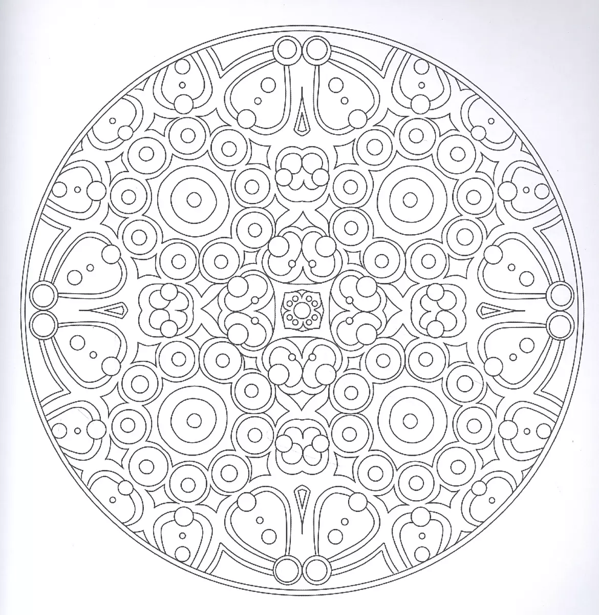 Mandalas. Coloring Anti-Stress