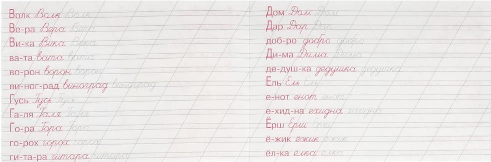 Writing Words