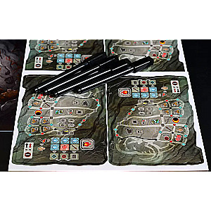 Board Game Eternal Winter. Rock Drawings