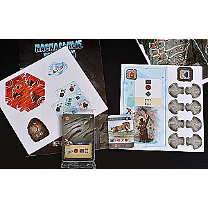 Board Game Eternal Winter. Rock Drawings