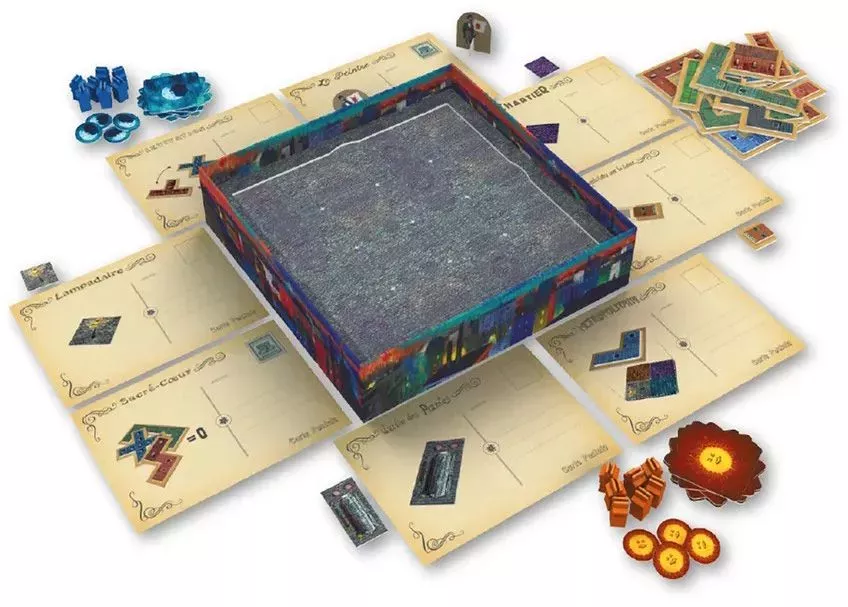 Board Game - Paris. The City of Lights