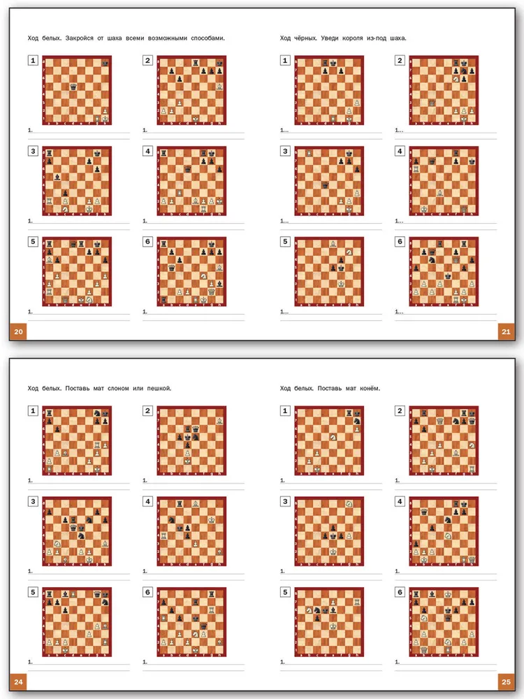 Chess School. First Year of Training. Collection of Tasks