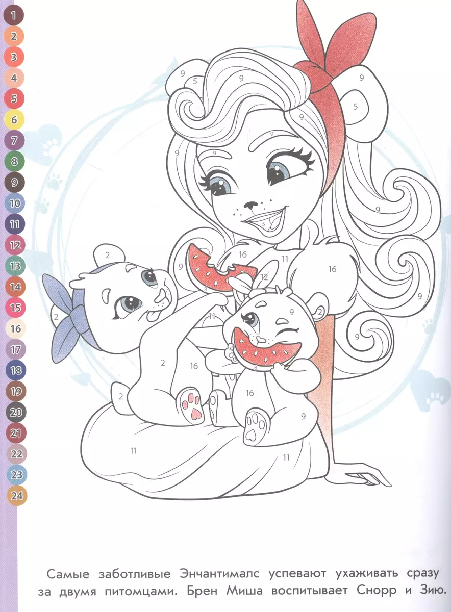 Color by Numbers Enchantimals