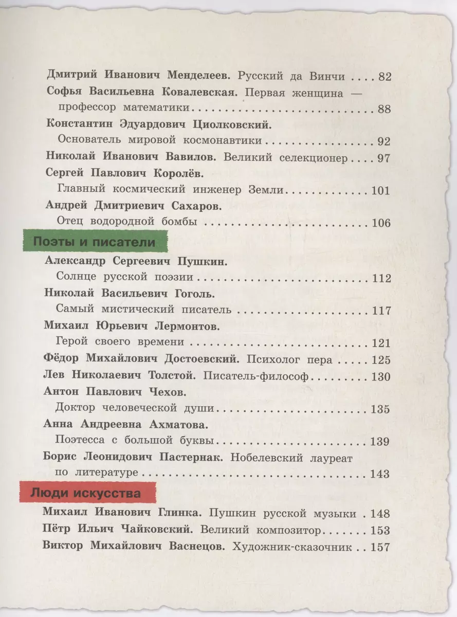 Outstanding Russian People Known Worldwide for Ages 8 to 10