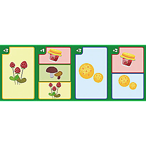 Entertainment board game Mi-mi-mishki. Picnic in the forest