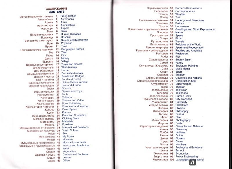 English Language. Thematic Dictionary