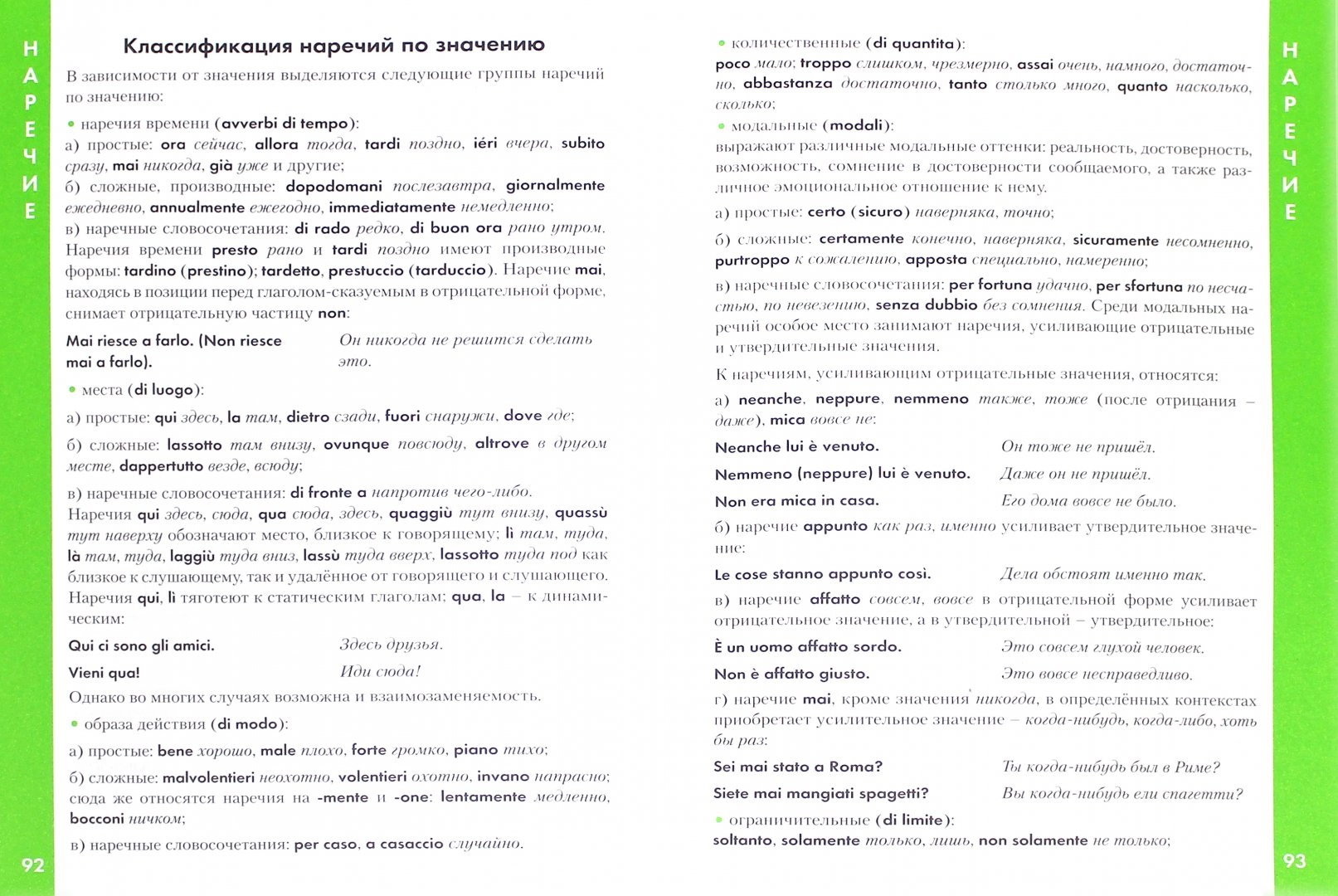 Italian Language. Grammar Handbook