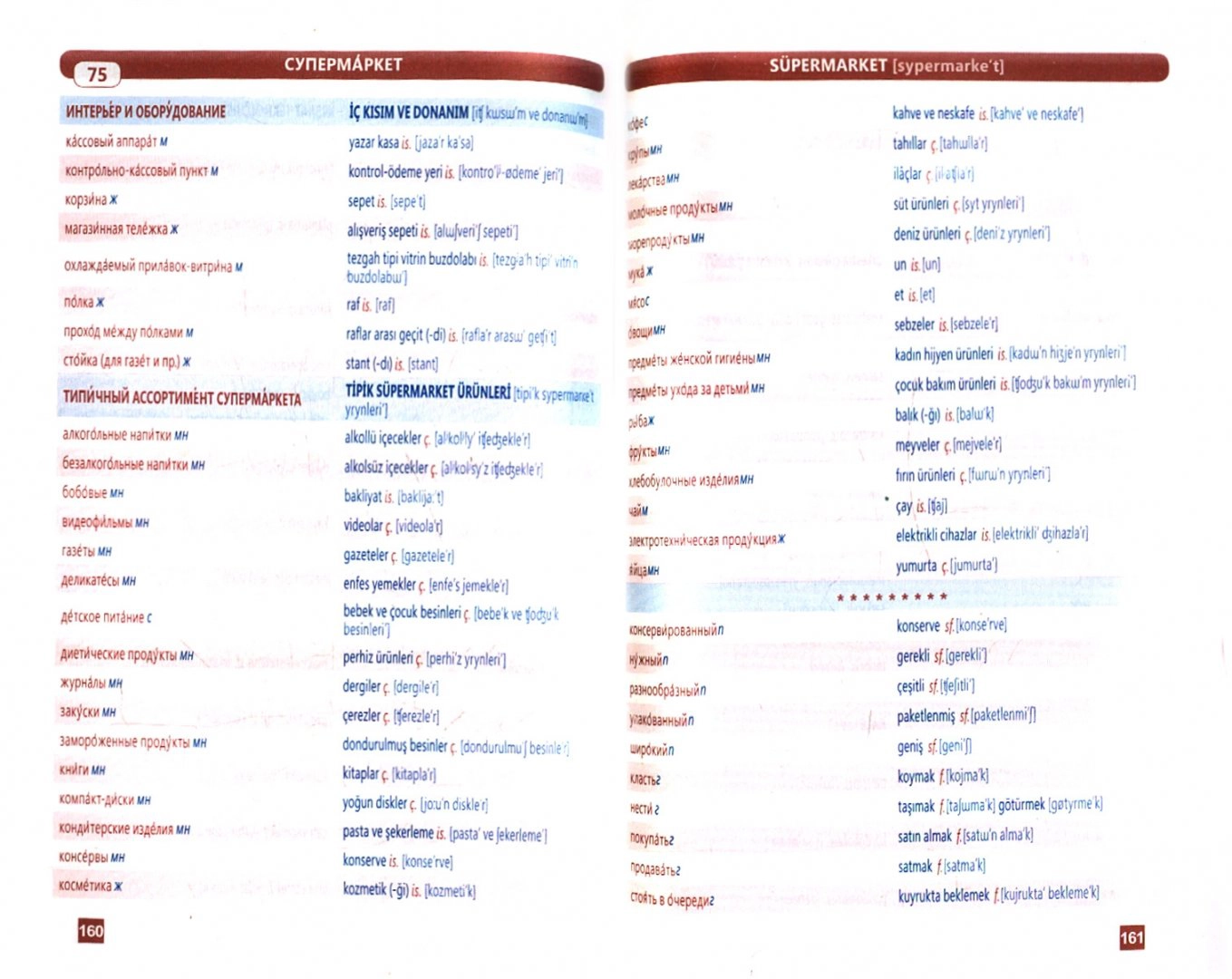 Turkish Language. Thematic Dictionary