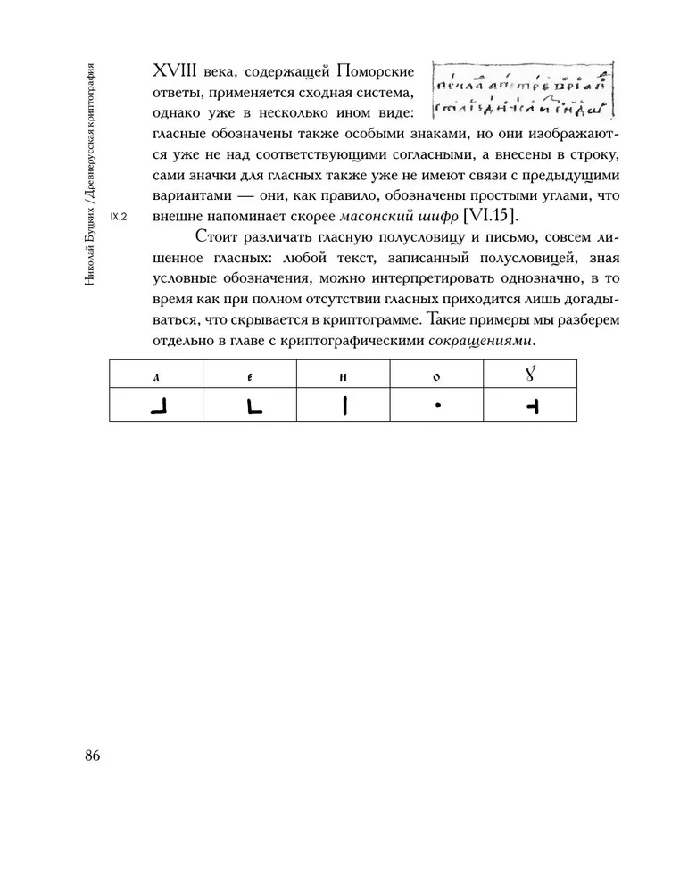 Old Russian Cryptography