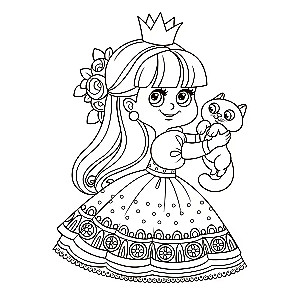 Coloring Book. Princesses
