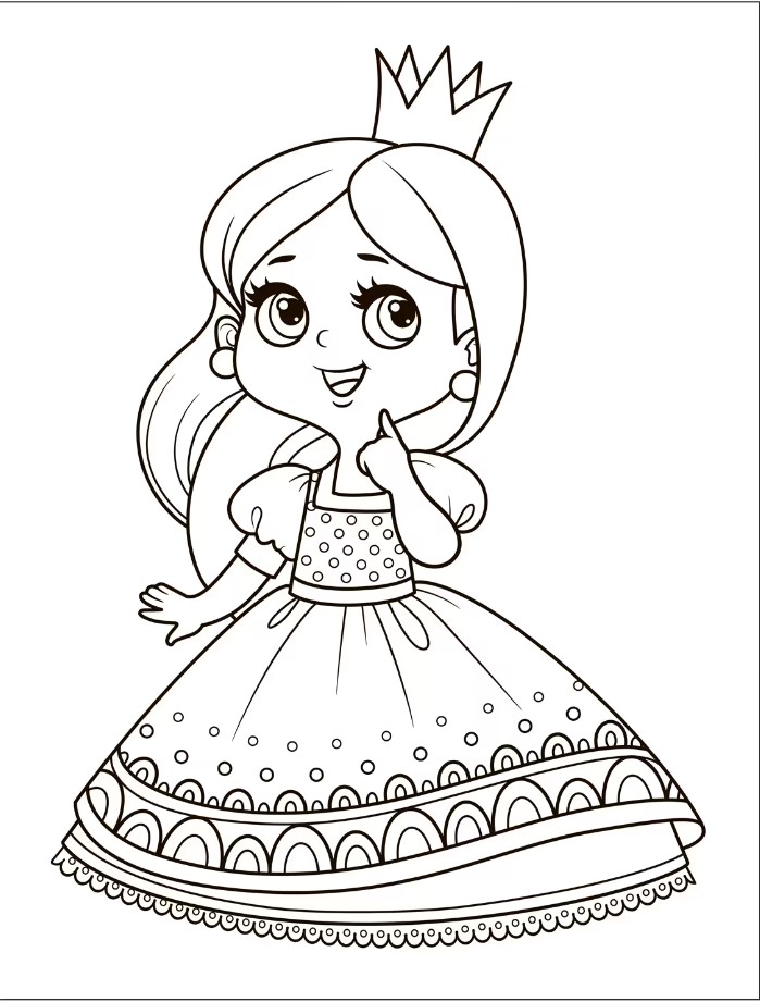 Coloring Book. Princesses