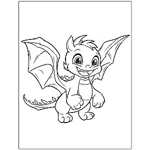 Coloring Book for Toddlers Dragons