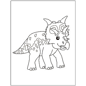 Coloring Book for Toddlers Dinosaurs