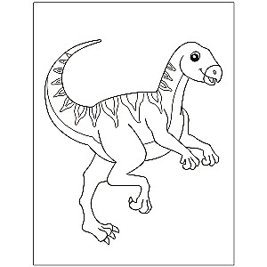 Coloring Book for Toddlers Dinosaurs