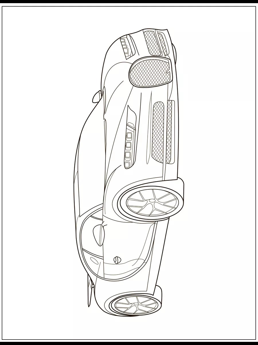 Coloring Book. Cars