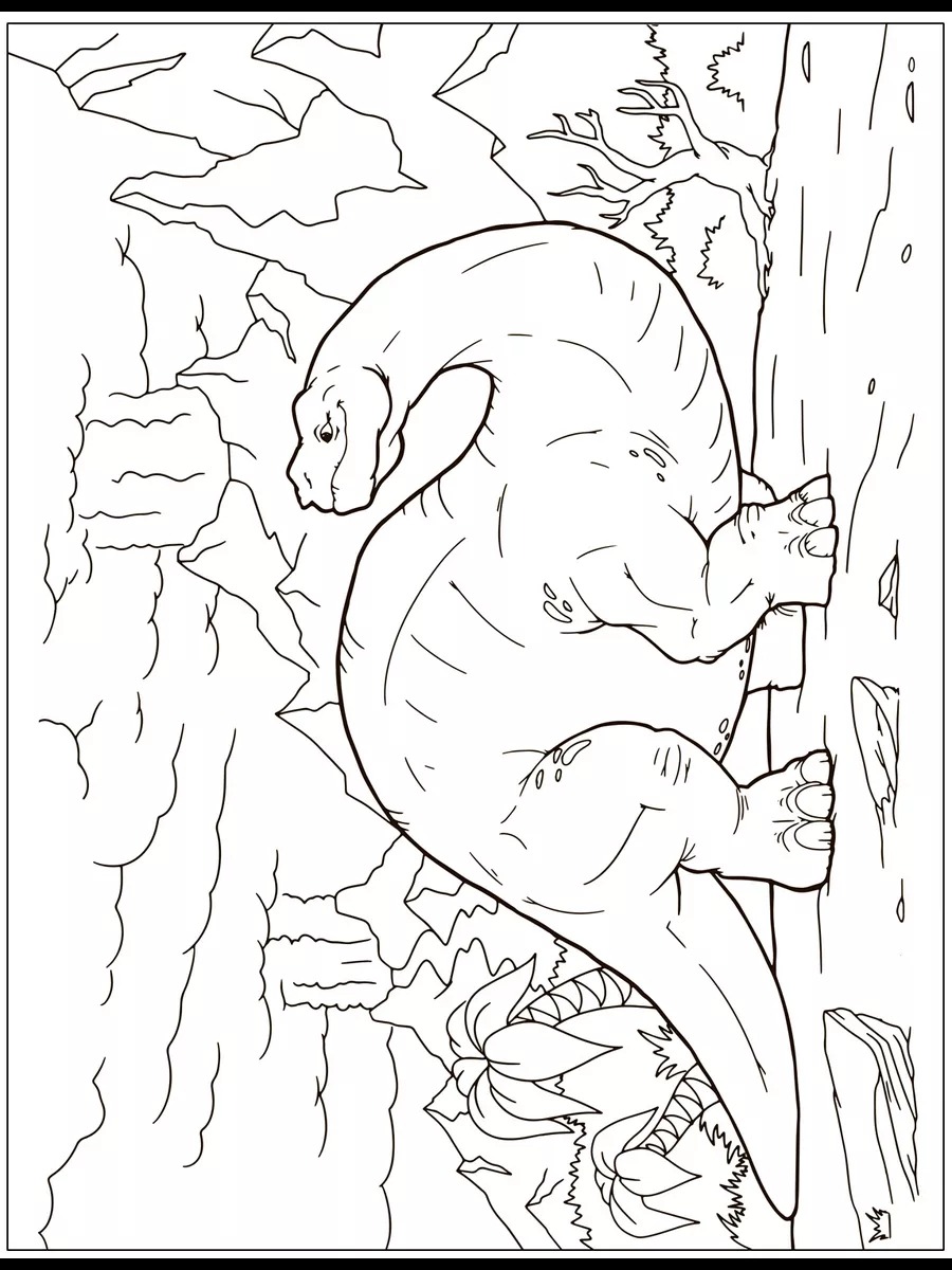 Coloring Book. Dinosaurs