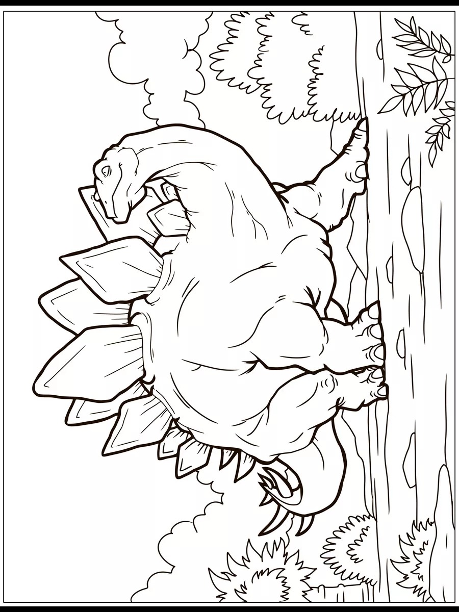 Coloring Book. Dinosaurs