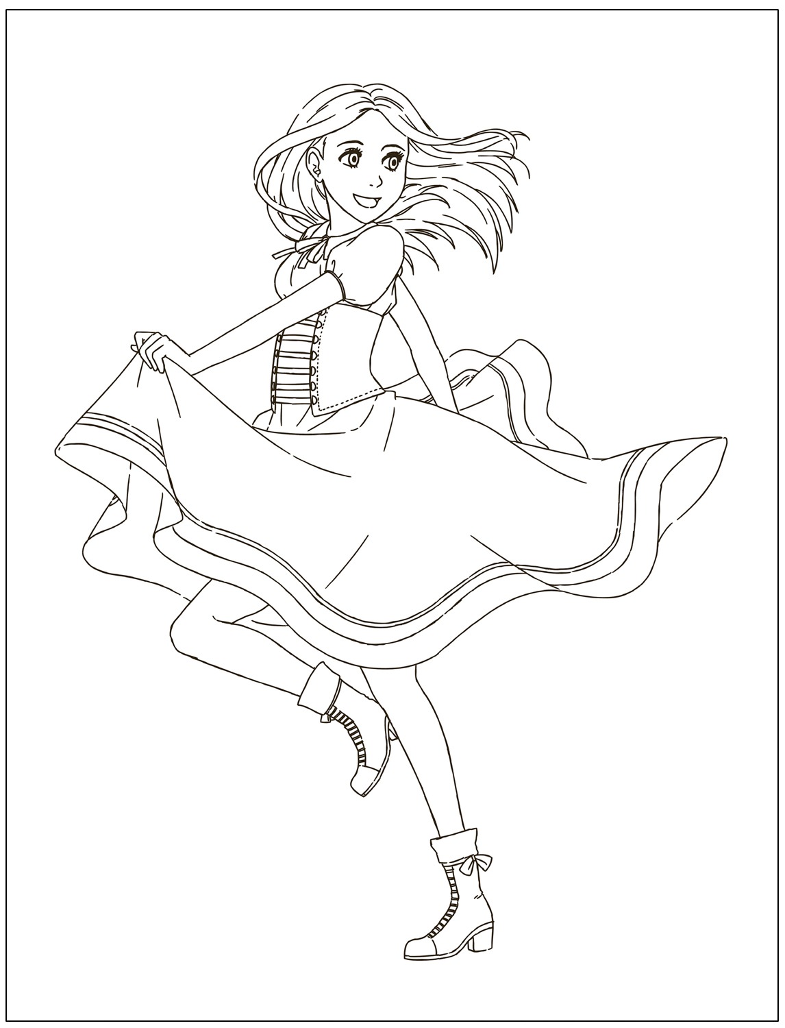 Coloring Book. Princesses