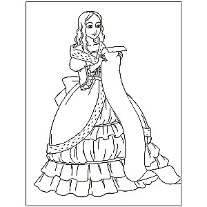 Coloring Book. Princesses