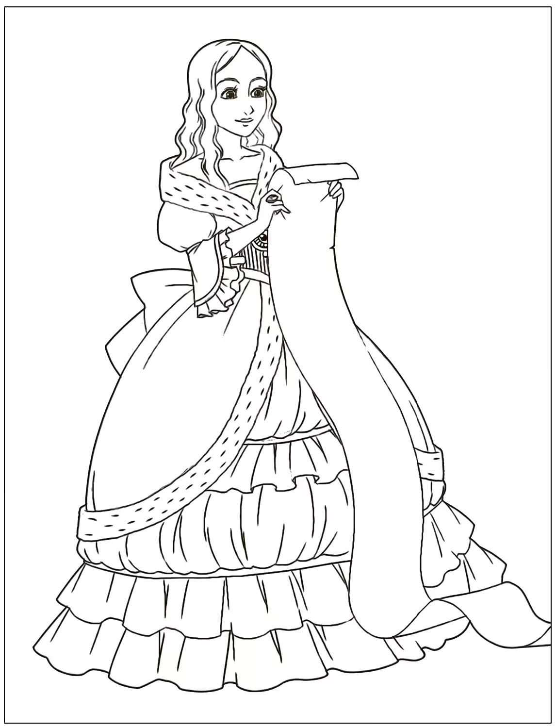 Coloring Book. Princesses