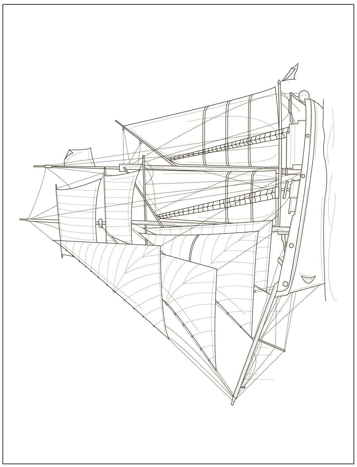 Coloring Book. Transport