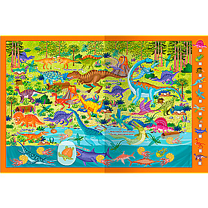 Find and Show. Dinosaurs, Robots, and Kittens with Stickers
