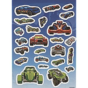 Hot Wheels. Reusable Stickers