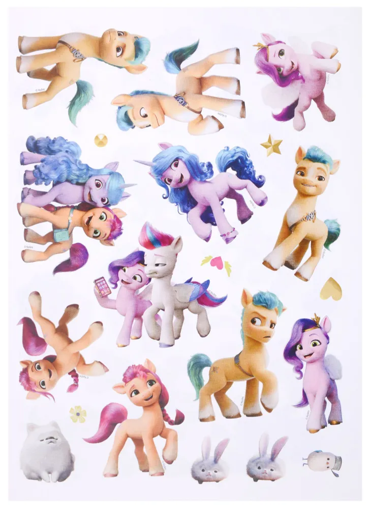 My Little Pony. In the Land of Earth Ponies. Reusable Stickers.
