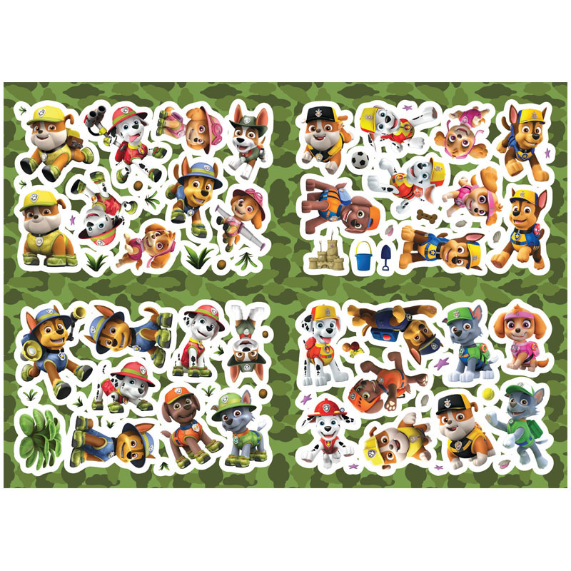 Paw Patrol. Fun Walks. Reusable Stickers