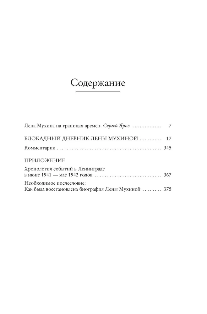 Save my sad story... The Siege Diary of Lena Mukhina