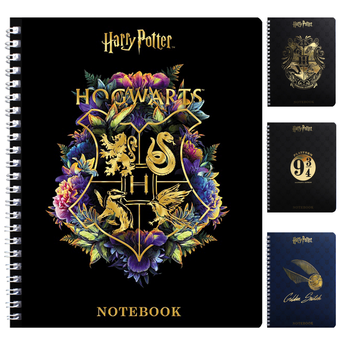 Harry Potter Notebook 4 design in the block