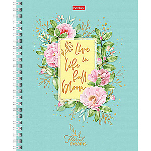 Notebook Floral dreams 4 designs in the block
