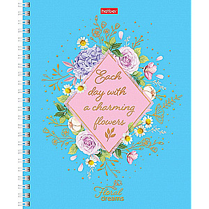 Notebook Floral dreams 4 designs in the block