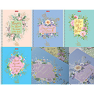 Notebook Floral dreams 4 designs in the block