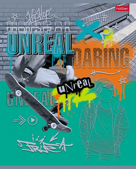 Notebook Unbelievably Brave 5 design in the block