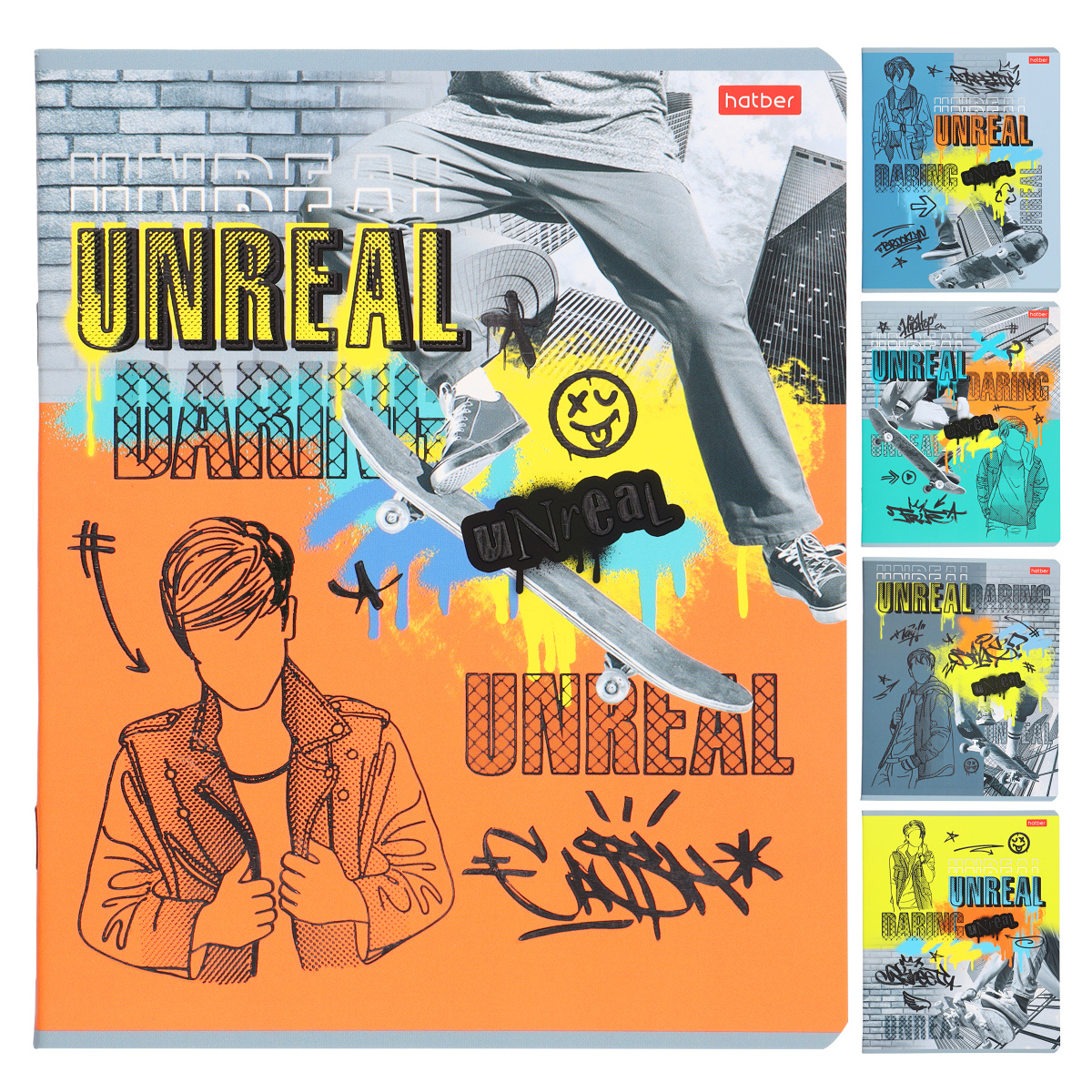 Notebook Unbelievably Brave 5 design in the block