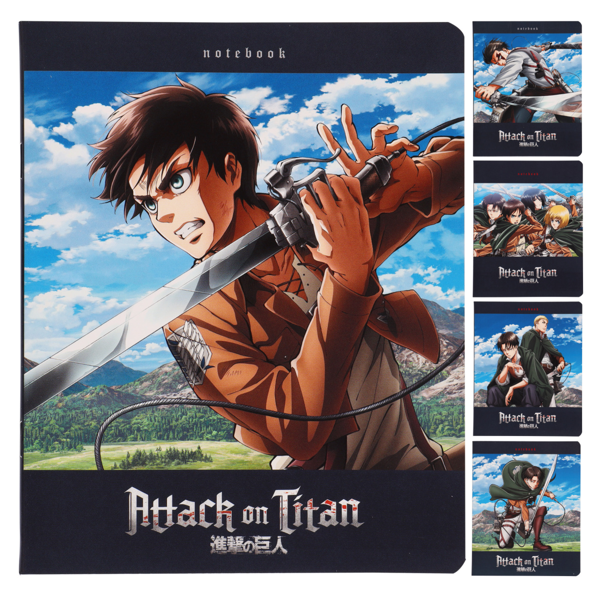 Attack on Titan Notebook. Season 1-3