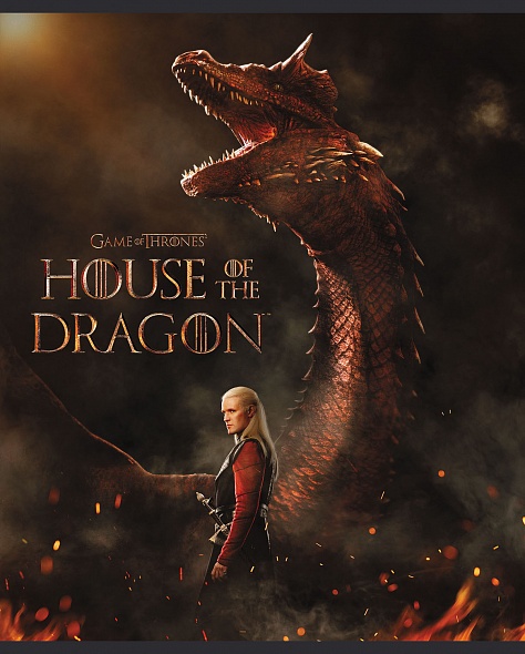 Notebook House of the Dragon 5 design in the block