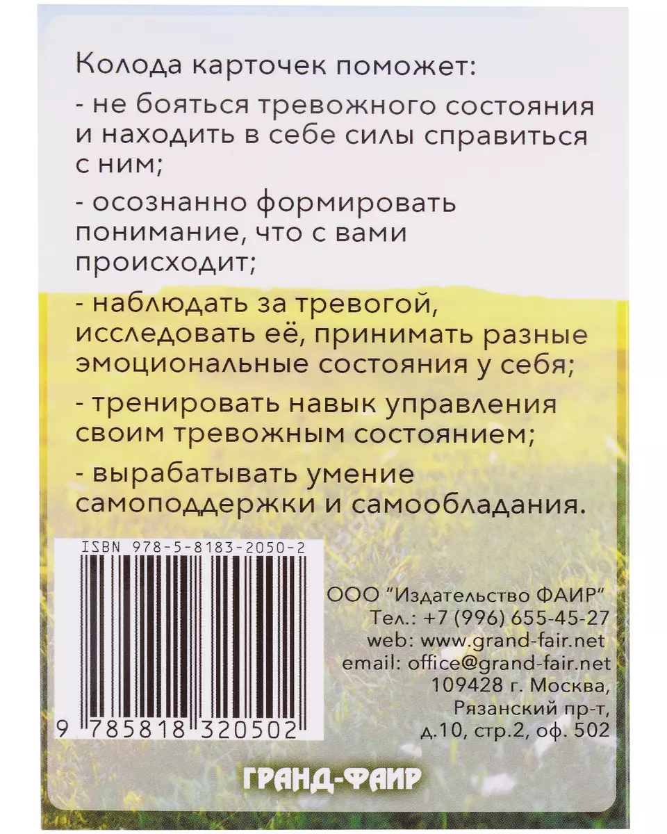 Elvira Moiseeva. Invite Anxiety to Tea: A Self-Help Guide with 37 Cards