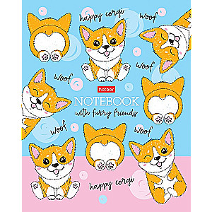 Notebook Fluffy Tails (assorted)