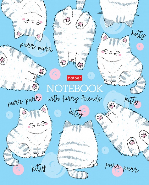 Notebook Fluffy Tails (assorted)