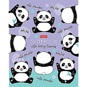 Notebook Fluffy Tails (assorted)
