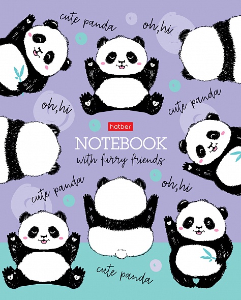 Notebook Fluffy Tails (assorted)
