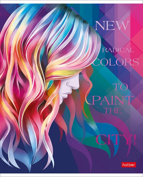 Notebook Bright Curls (assorted)